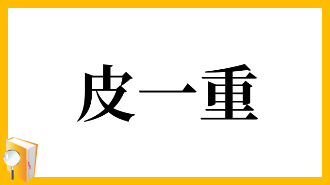 皮一重