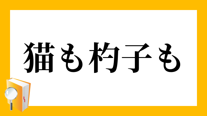 猫も杓子も ねこもしゃくしも の意味